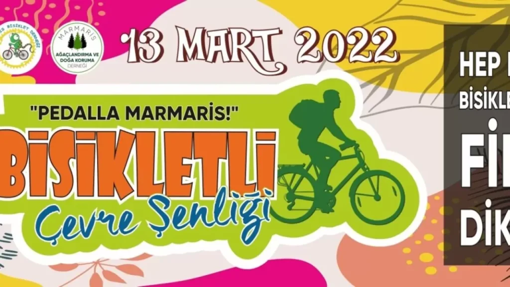 “Pedalla Marmaris” Bisikletli Çevre Şenliği Bugün Yapılıyor!