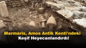 Marmaris Amos Antik Kenti’nde Yapılan Kazıda Tarihi Amforalar Bulundu