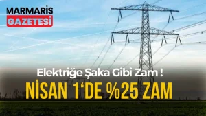 1 Nisan Tarihinden İtibaren Elektriğe Şaka Gibi Zam!