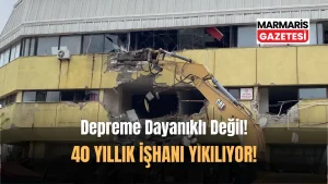 Orgeneral Mustafa Muğlalı İşhanı’nın Yıkımına Başlandı!